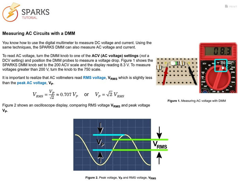 Concord Consortium: Measuring Ac Circuits With a Dmm eBook Concord Consortium: Measuring Ac Circuits With a Dmm eBook