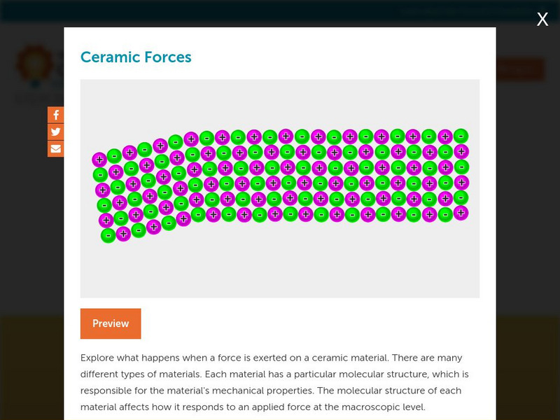 Concord Consortium: Ceramic Forces Interactive Concord Consortium: Ceramic Forces Interactive