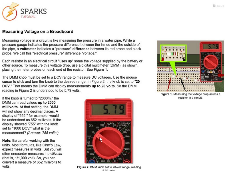 Concord Consortium: Measuring Voltage on a Breadboard eBook Concord Consortium: Measuring Voltage on a Breadboard eBook