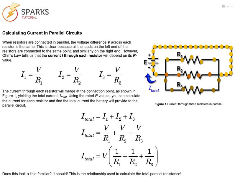 Concord Consortium: Calculating Current in Parallel Circuits eBook Concord Consortium: Calculating Current in Parallel Circuits eBook
