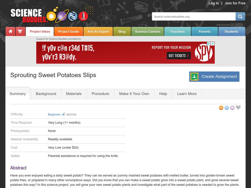 Science Buddies: Do Potatoes Regulate the Formation of New Roots? Activity Science Buddies: Do Potatoes Regulate the Formation of New Roots? Activity
