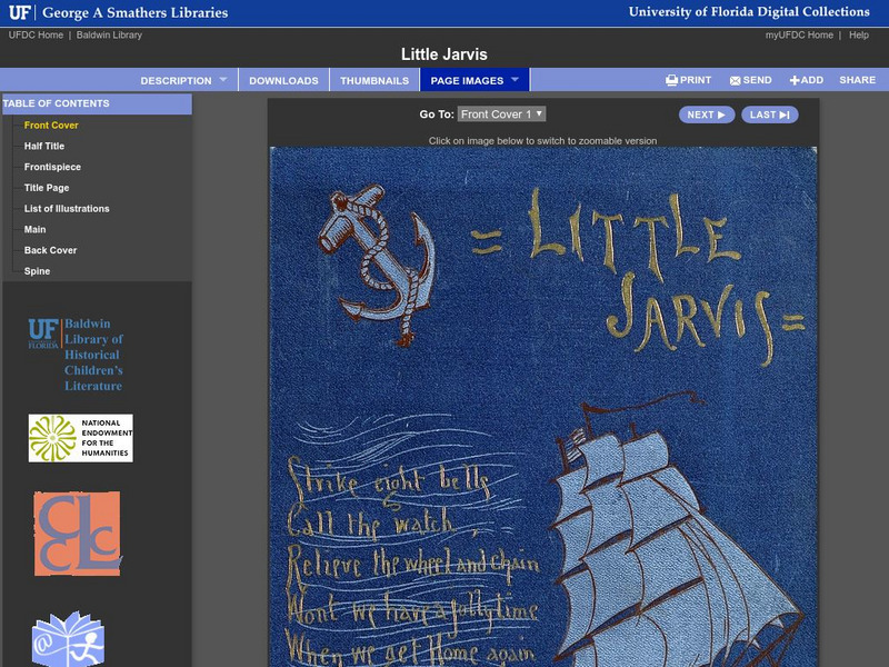 Baldwin Library: Little Jarvis: Young Heroes of Our Navy by Molly Elliot Seawell Primary Baldwin Library: Little Jarvis: Young Heroes of Our Navy by Molly Elliot Seawell Primary