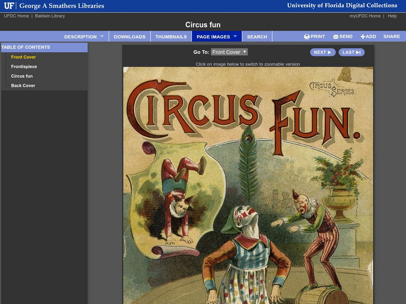 Baldwin Library: Circus Fun by Mc Loughlin Bros. Primary