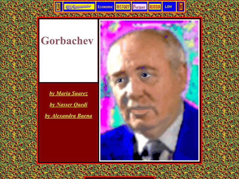Gorbachev's Reforms Website