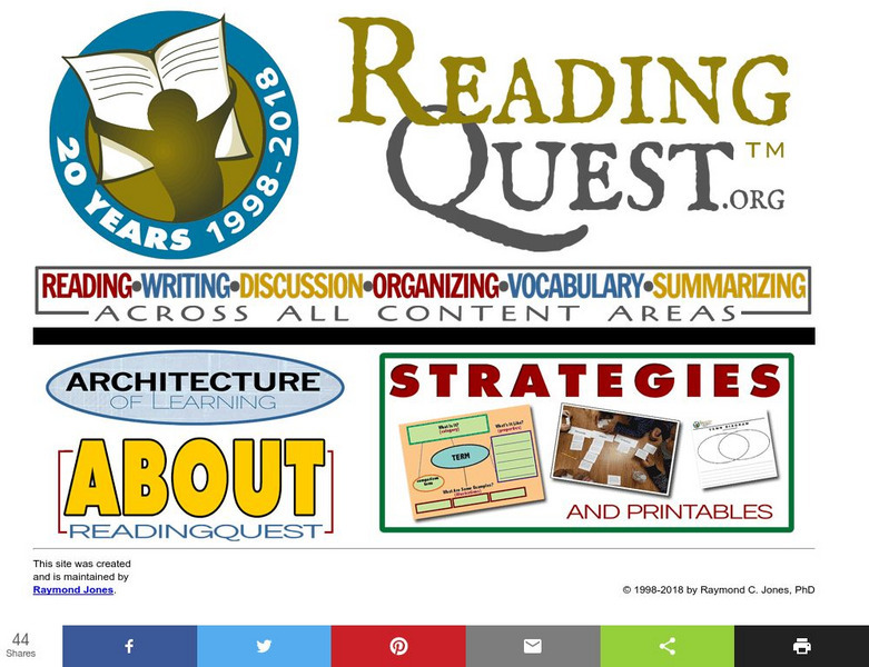Reading Quest: Making Sense of Social Studies Website Reading Quest: Making Sense of Social Studies Website