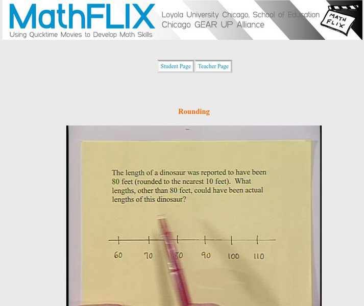 Math Flix: Rounding Instructional Video Math Flix: Rounding Instructional Video