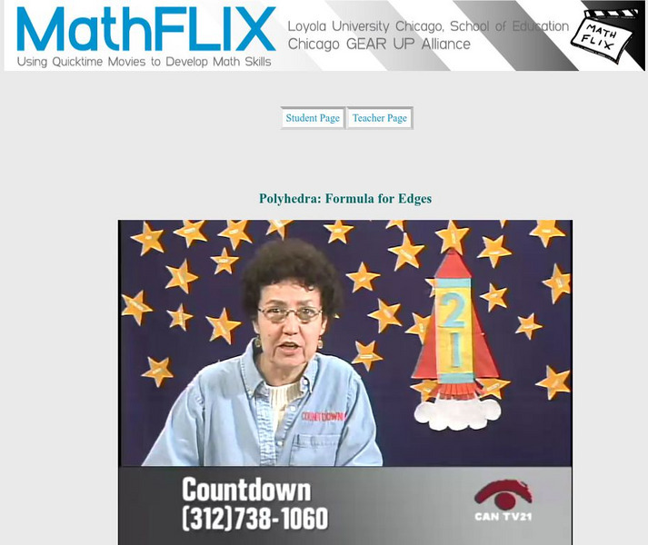 Math Flix: Polyhedra Formula for Edges Instructional Video Math Flix: Polyhedra Formula for Edges Instructional Video