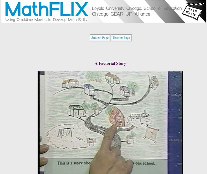 Math Flix: Factorial a Story Instructional Video