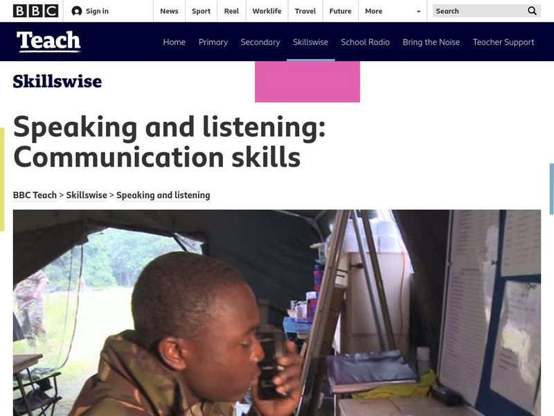 Bbc: Skillswise: Communication Skills Instructional Video Bbc: Skillswise: Communication Skills Instructional Video