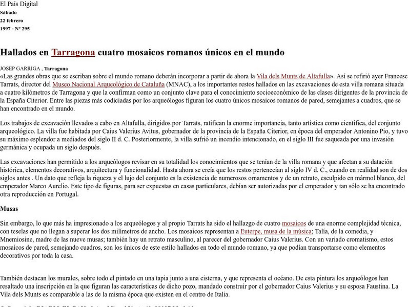Hallados en Tarragona Cuatro Mosaicos Romanos Unicos en El Mundo Article Hallados en Tarragona Cuatro Mosaicos Romanos Unicos en El Mundo Article