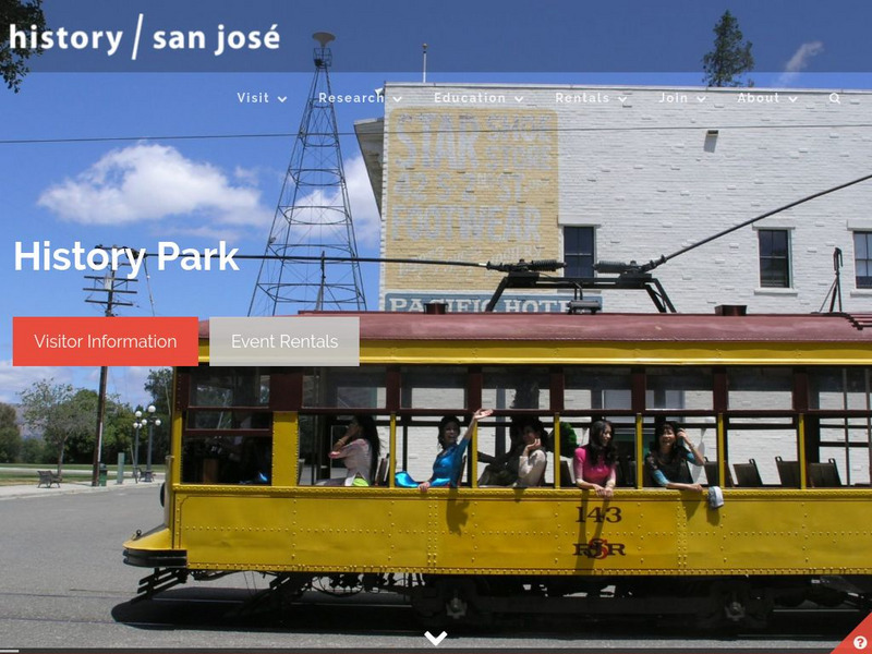 History San Jose Website History San Jose Website