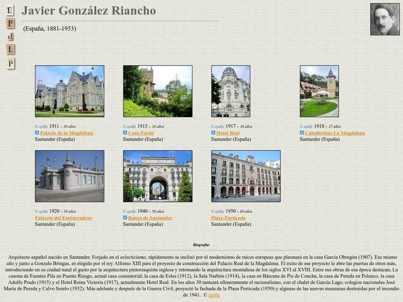 E Pd Lp: Javier Gonzalez Riancho Handout