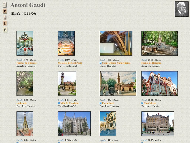 E Pd Lp: Antoni Gaudi Handout