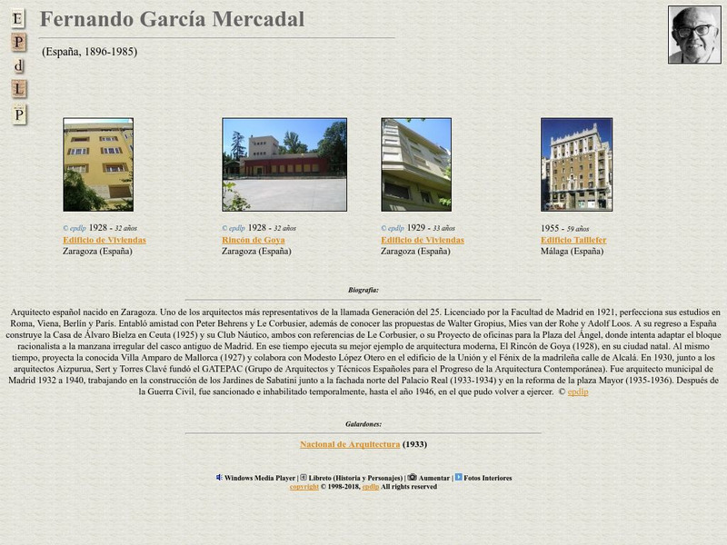 E Pd Lp: Fernando Garcia Mercadal Handout E Pd Lp: Fernando Garcia Mercadal Handout