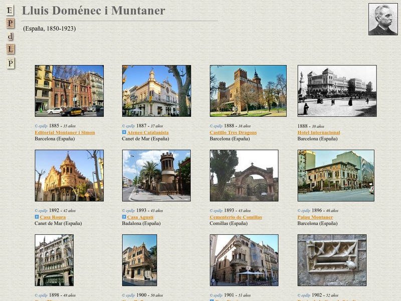E Pd Lp: Lluis Domenec I Muntaner Activity