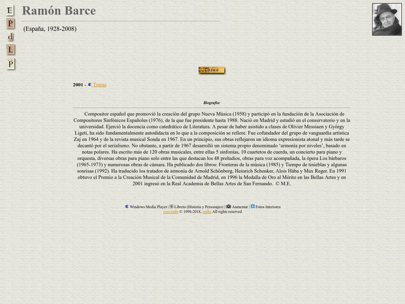 E Pd Lp: Ramon Barce Handout E Pd Lp: Ramon Barce Handout