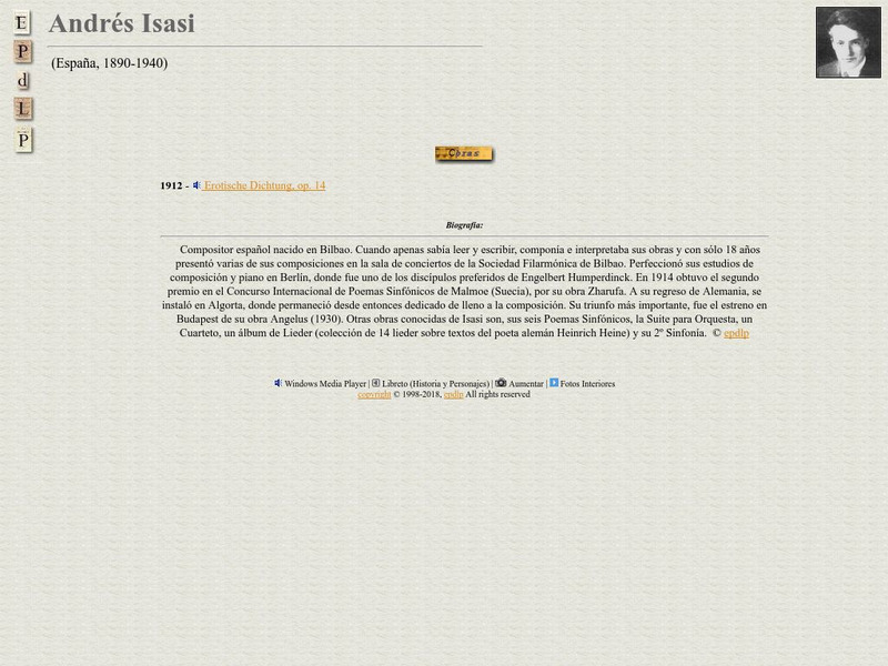 E Pd Lp: Andres Isasi Handout E Pd Lp: Andres Isasi Handout