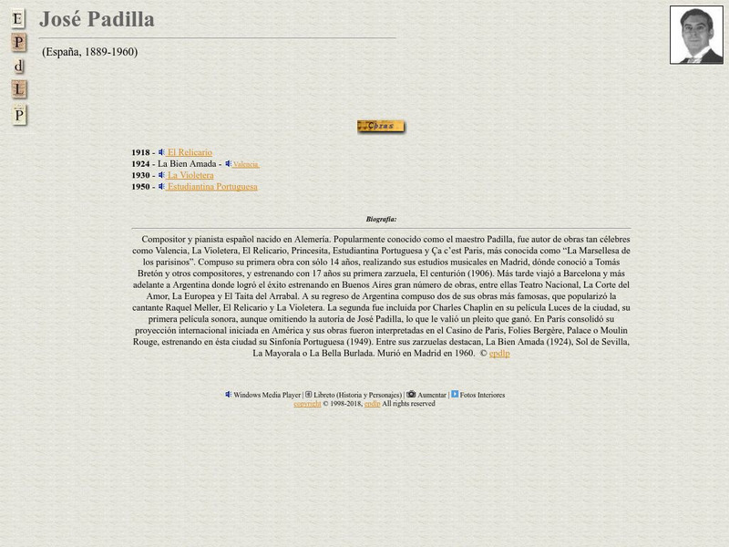 E Pd Lp: Jose Padilla Handout E Pd Lp: Jose Padilla Handout
