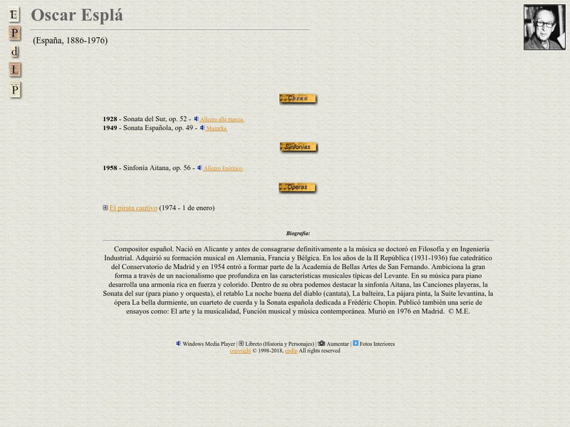 E Pd Lp: Oscar Espla Handout E Pd Lp: Oscar Espla Handout