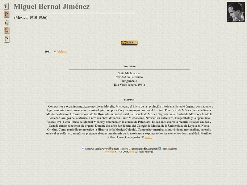 E Pd Lp: Miguel Bernal Jimenez Handout E Pd Lp: Miguel Bernal Jimenez Handout