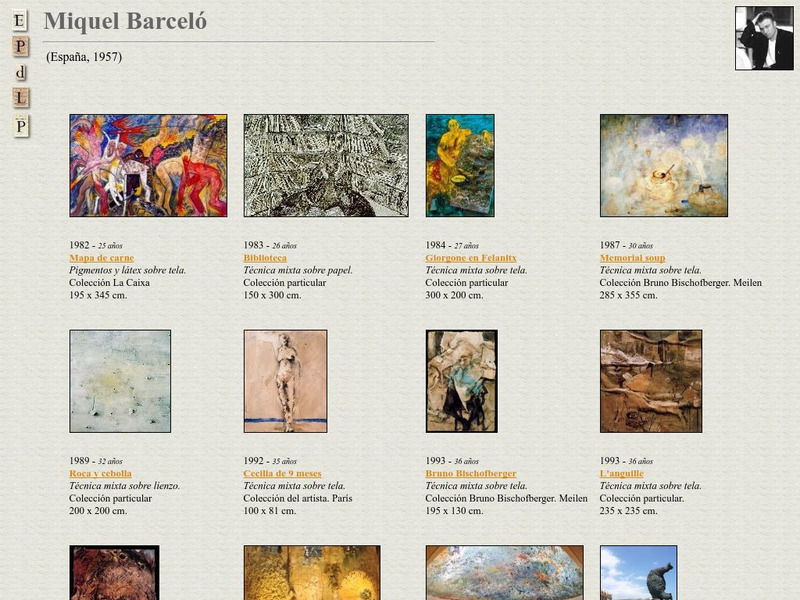 E Pd Lp: Miquel Barcelo Handout