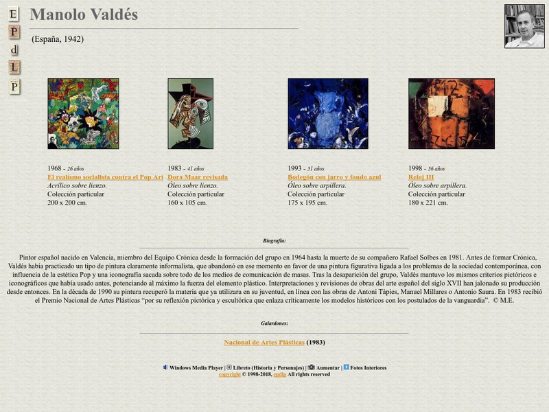 E Pd Lp: Manolo Valdes Handout