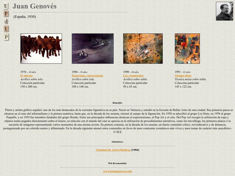 E Pd Lp: Juan Genoves Handout