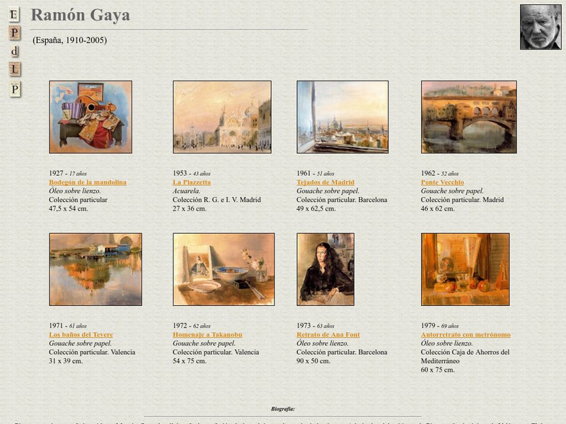 E Pd Lp: Ramon Gaya Handout