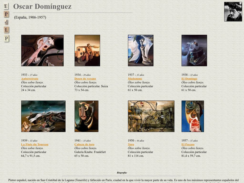 E Pd Lp: Oscar Dominguez Handout