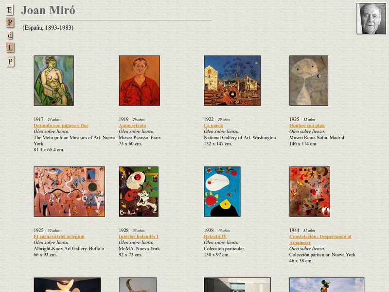 E Pd Lp: Joan Miro Handout E Pd Lp: Joan Miro Handout