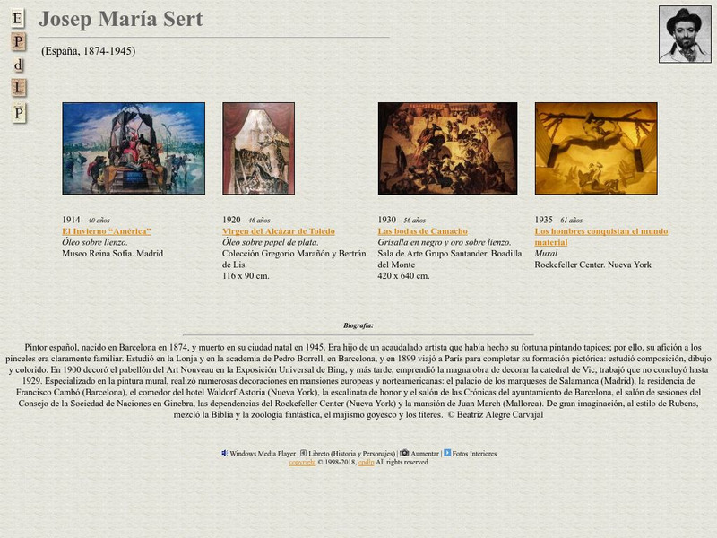 E Pd Lp: Josep Maria Sert Handout