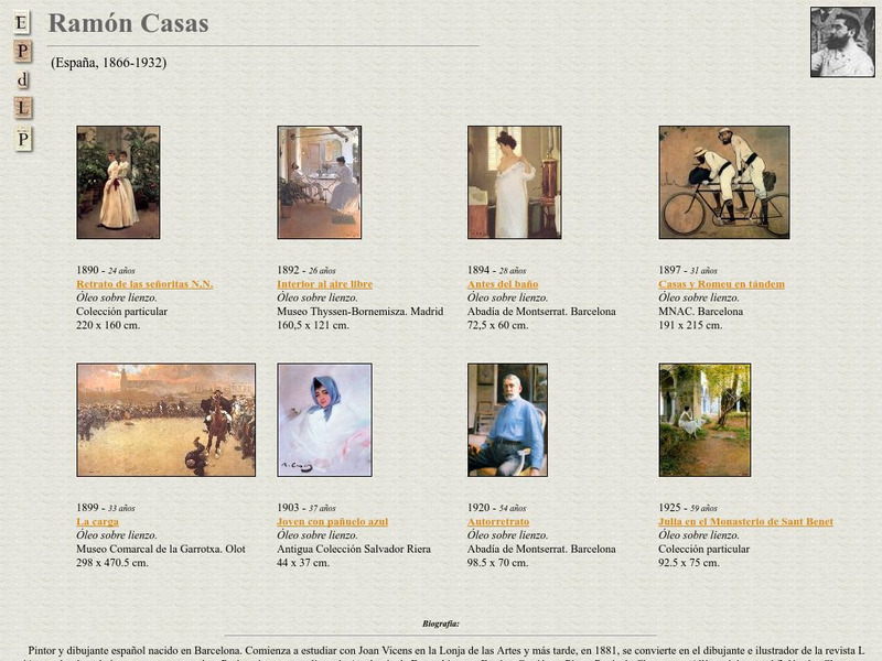 E Pd Lp: Ramon Casas Handout