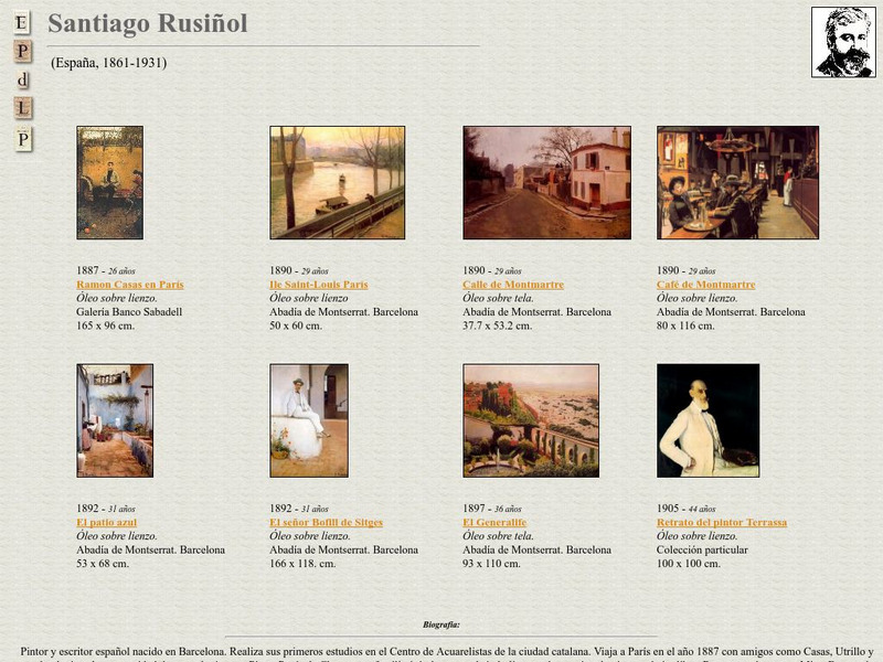 E Pd Lp: Santiago Rusinol Handout