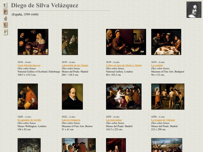 E Pd Lp: Diego De Silva Velazquez Handout