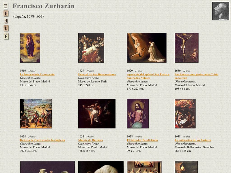 E Pd Lp: Francisco Zurbaran Handout