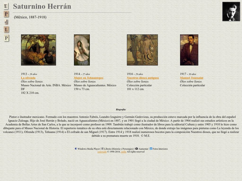 E Pd Lp: Saturnino Herran Handout