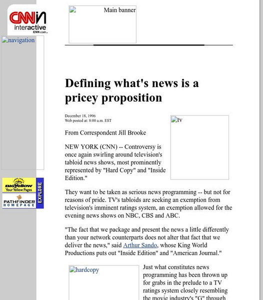 Cnn: News or Entertainment? Article Cnn: News or Entertainment? Article