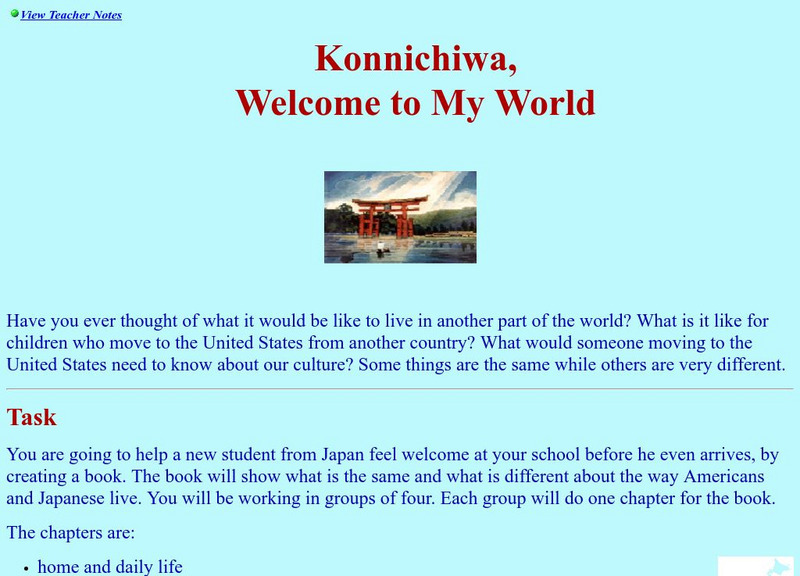 Score: Konnichiwa, Welcome to My World Unit Plan Score: Konnichiwa, Welcome to My World Unit Plan