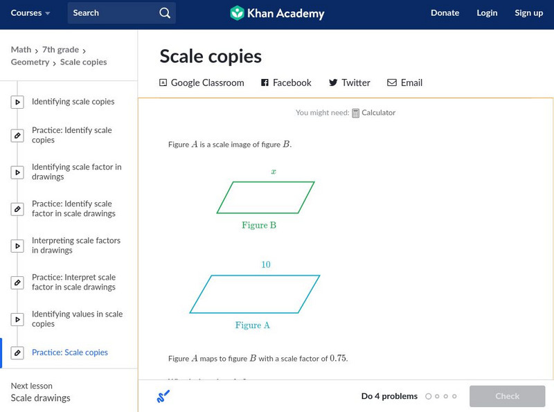 Khan Academy: Scale Copies Unknown Type Khan Academy: Scale Copies Unknown Type