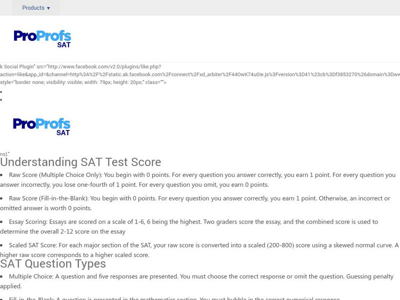 Pro Profs Online Free Sat Exam Study Center Study Guide Pro Profs Online Free Sat Exam Study Center Study Guide