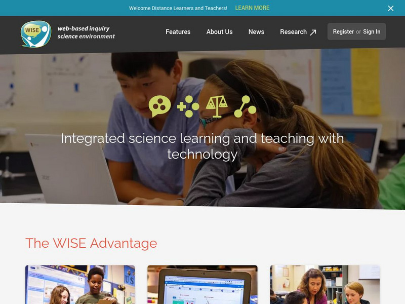 Wise: The Web Based Inquiry Science Environment Website