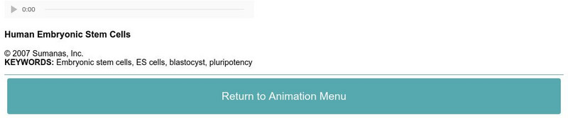Sumanas Inc: Science in Focus: Human Embryonic Stem Cells Instructional Video Sumanas Inc: Science in Focus: Human Embryonic Stem Cells Instructional Video