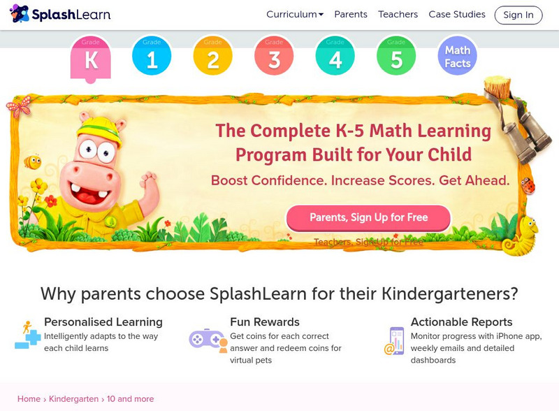 Splash Learn: Decompose Numbers (11 to 19) Into a Ten and a Few Ones Interactive Splash Learn: Decompose Numbers (11 to 19) Into a Ten and a Few Ones Interactive