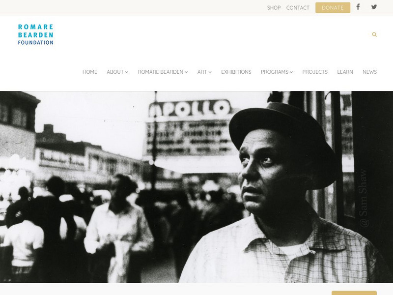 Romare Bearden Foundation Website Romare Bearden Foundation Website