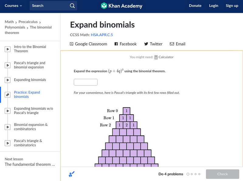 Khan Academy: Polynomials: Expand Binomials Unknown Type Khan Academy: Polynomials: Expand Binomials Unknown Type