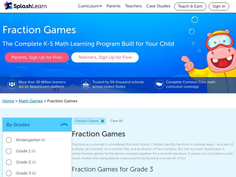 Splash Learn: Fraction Games Interactive Splash Learn: Fraction Games Interactive