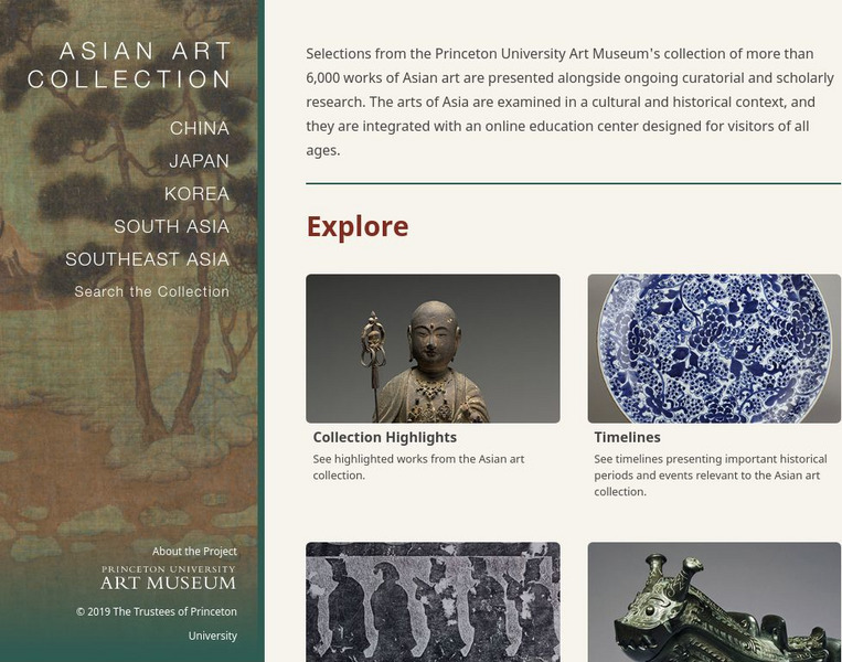 Princeton University Art Museum: Asian Art Collection Website Princeton University Art Museum: Asian Art Collection Website