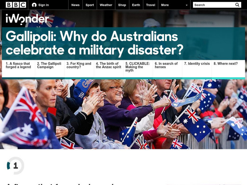 Bbc History: World Wars: World War One: Battle for Gallipoli Website Bbc History: World Wars: World War One: Battle for Gallipoli Website