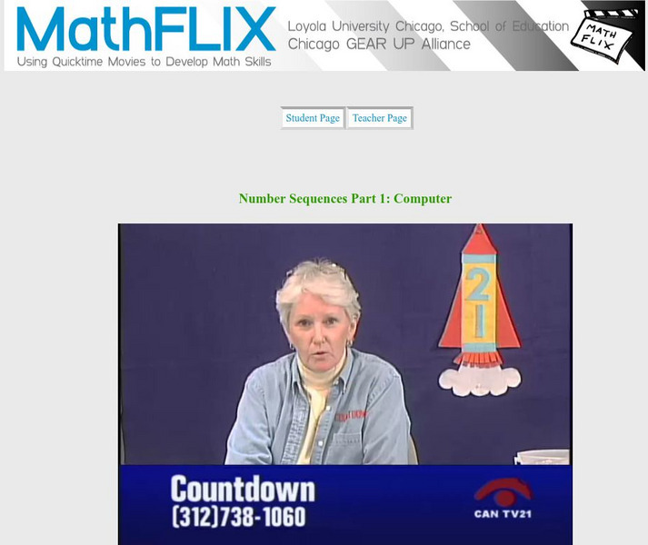 Math Flix: Number Patterns 1 Instructional Video