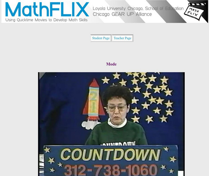 Math Flix: Statistics: Measures of Central Tendency: Mode Instructional Video Math Flix: Statistics: Measures of Central Tendency: Mode Instructional Video
